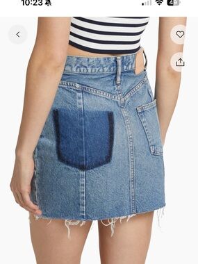 Moussy Vintage Thomoston Denim skirt